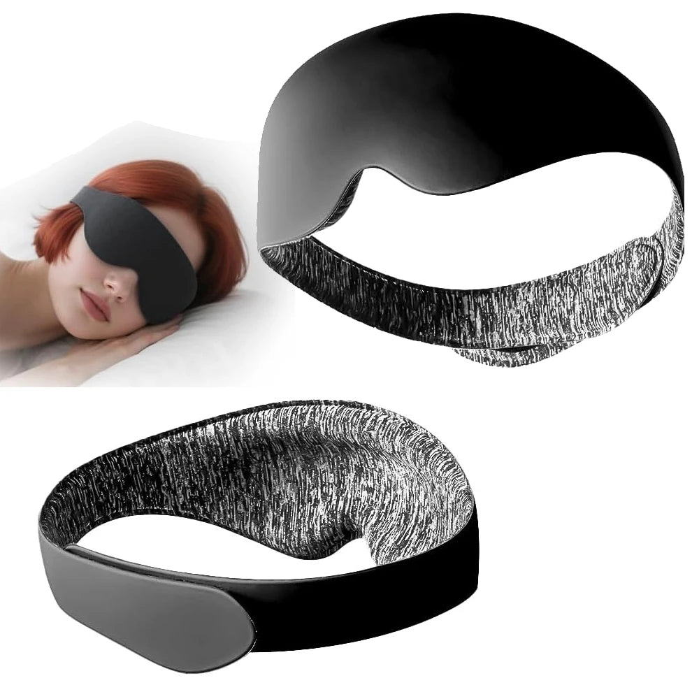 Sleep Mask for Sleeping - 3D Breathable Soft Comfortable Eye Mask Light Blocking Insomnia Relief,Adjustable Strap